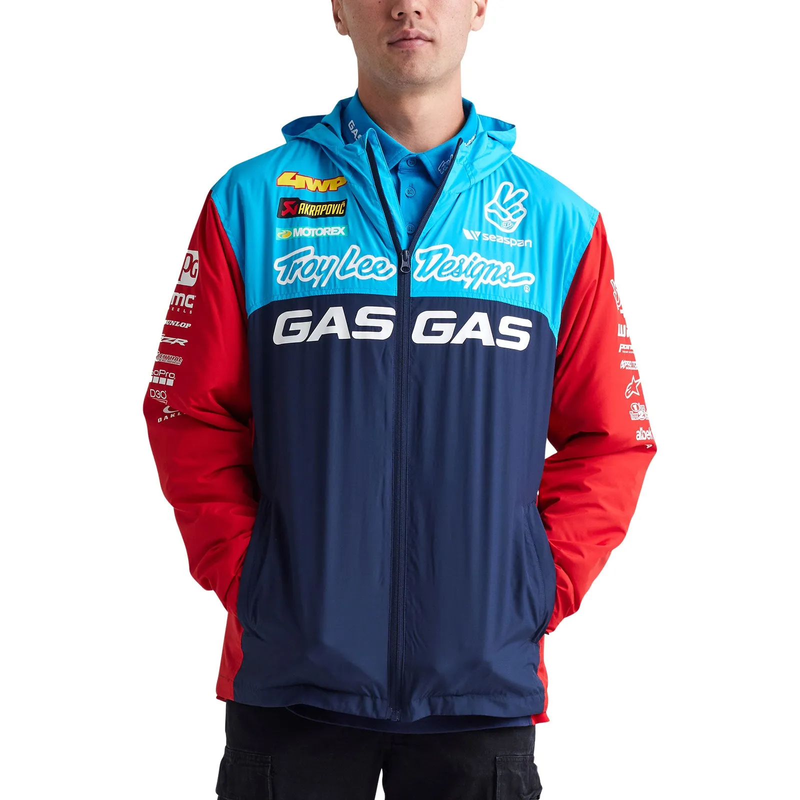 Pit Jacket TLD GasGas Team Navy / Red