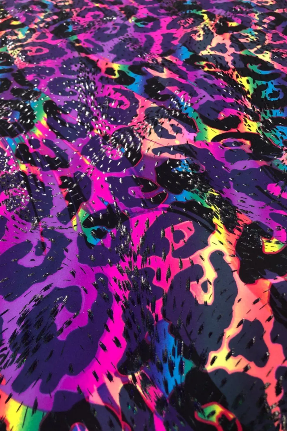 Rainbow Leopard High Waist Leggings
