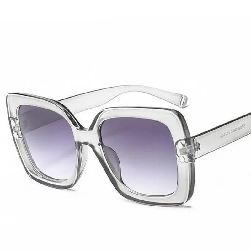 Retro Bold Frame Sunglasses