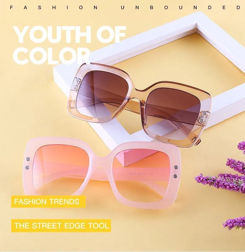 Retro Bold Frame Sunglasses