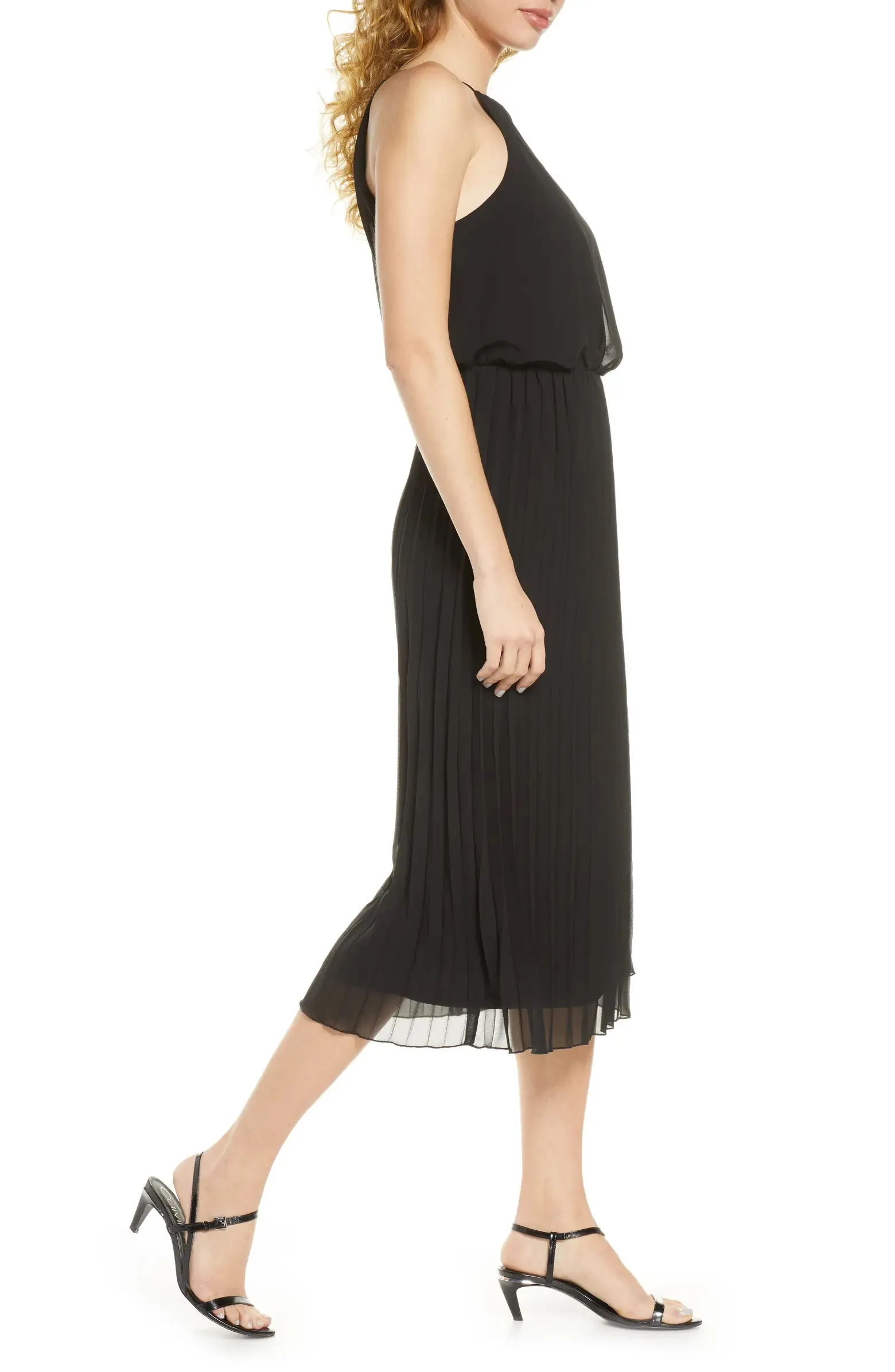 Sam Edelman Pleated Midi Dress