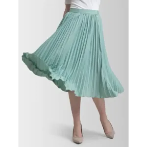 Self Design Pleated Skirt