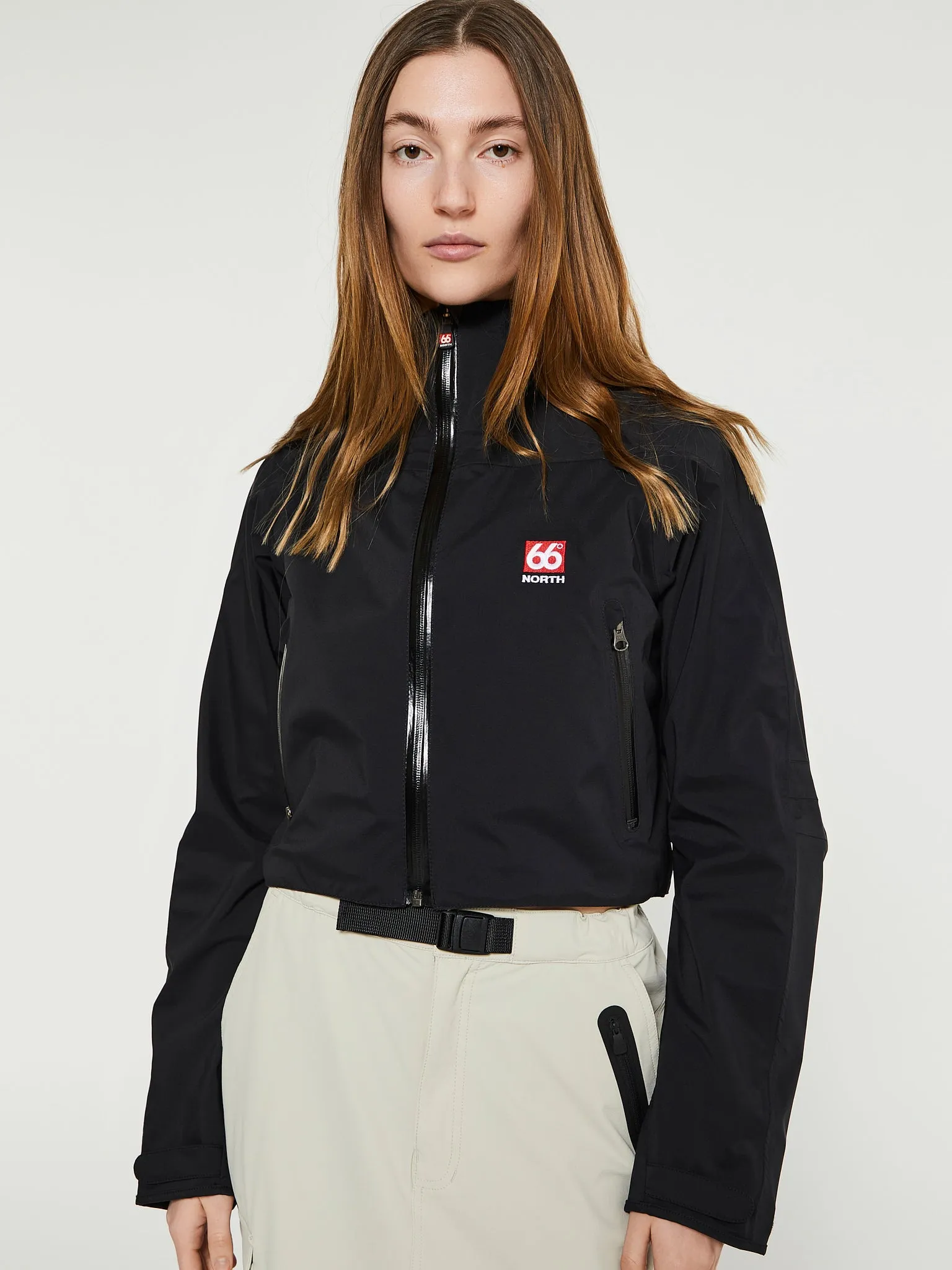 Snaefell W Cropped Neoshell Jacket in Black