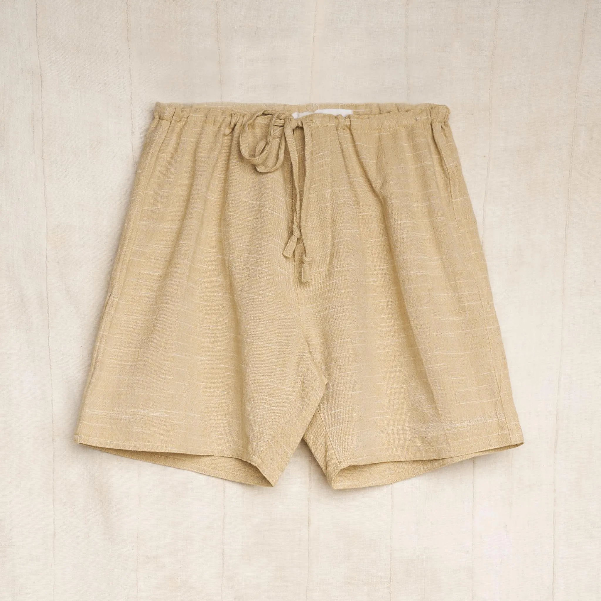 Sun Shorts, Handloom Cotton Mango Ikat
