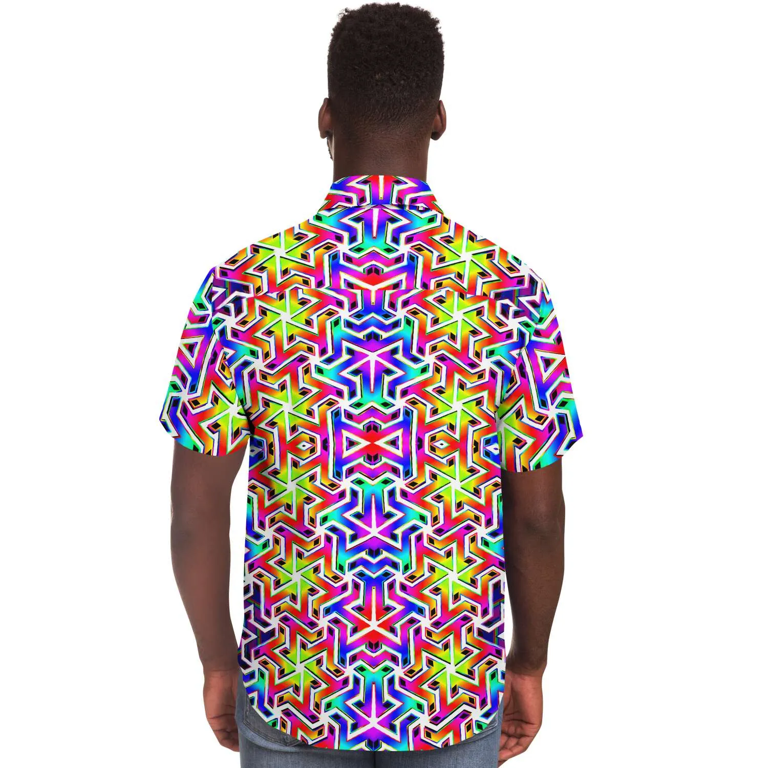 Tessellated Matrix Button Down Shirt