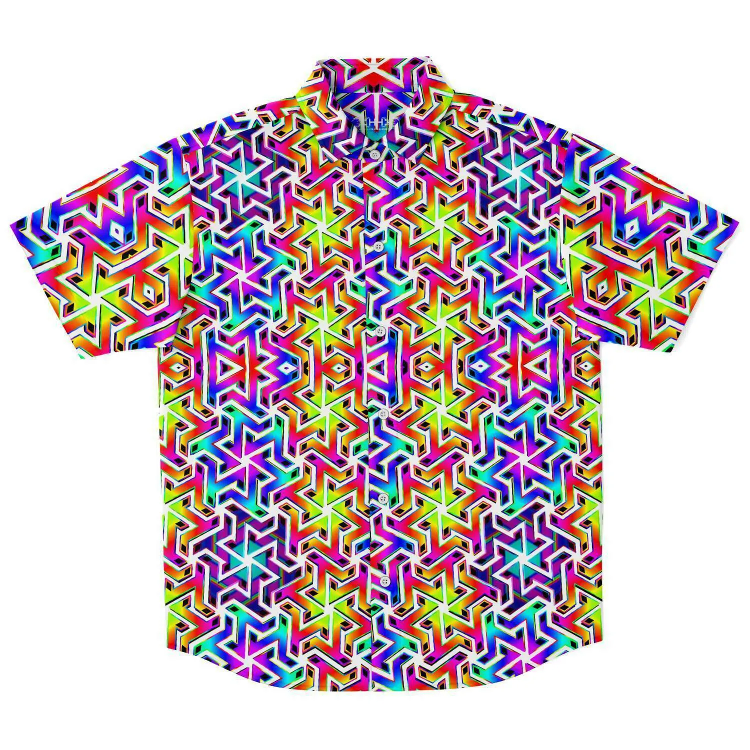 Tessellated Matrix Button Down Shirt