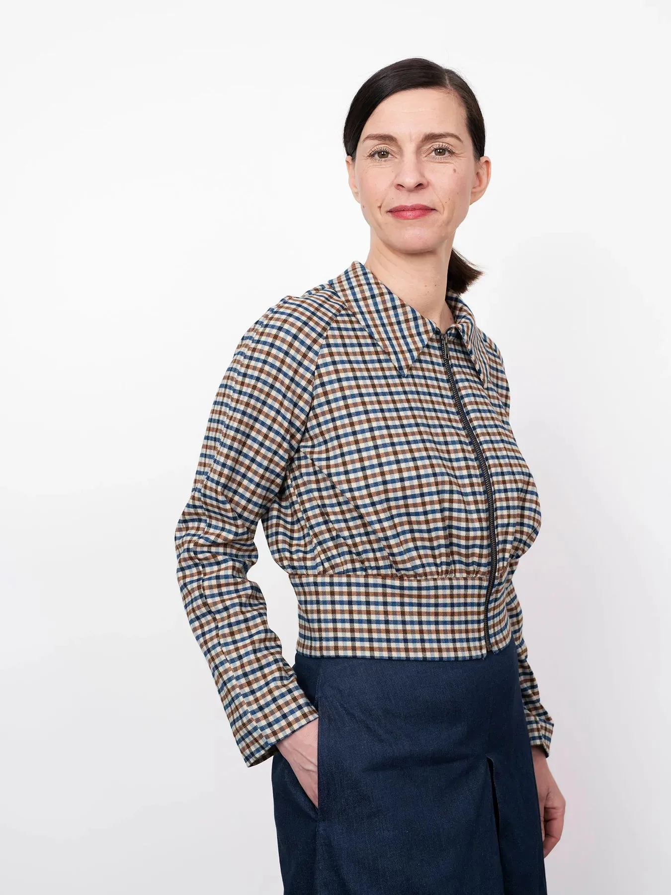 THE ASSEMBLY LINE • Cropped Jacket Sewing Pattern (XL - 3XL)