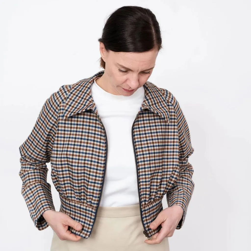 THE ASSEMBLY LINE • Cropped Jacket Sewing Pattern (XL - 3XL)