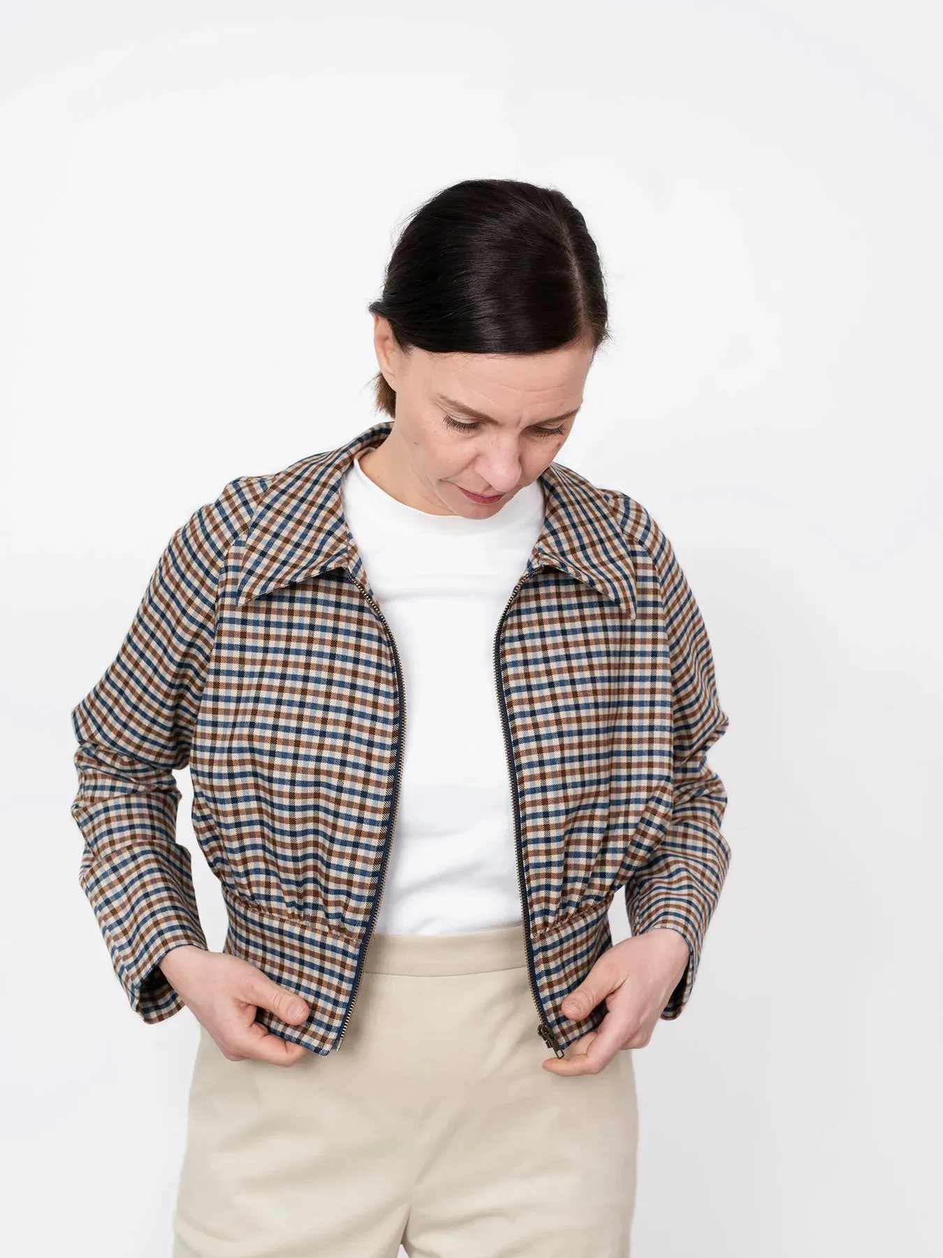 THE ASSEMBLY LINE • Cropped Jacket Sewing Pattern (XL - 3XL)