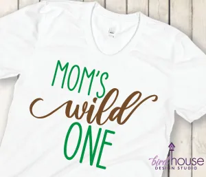 Tia's Wild One Birthday Shirt Personalized Any Name Mom, Dad, Sister
