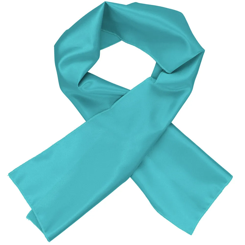 Turquoise Solid Color Scarf