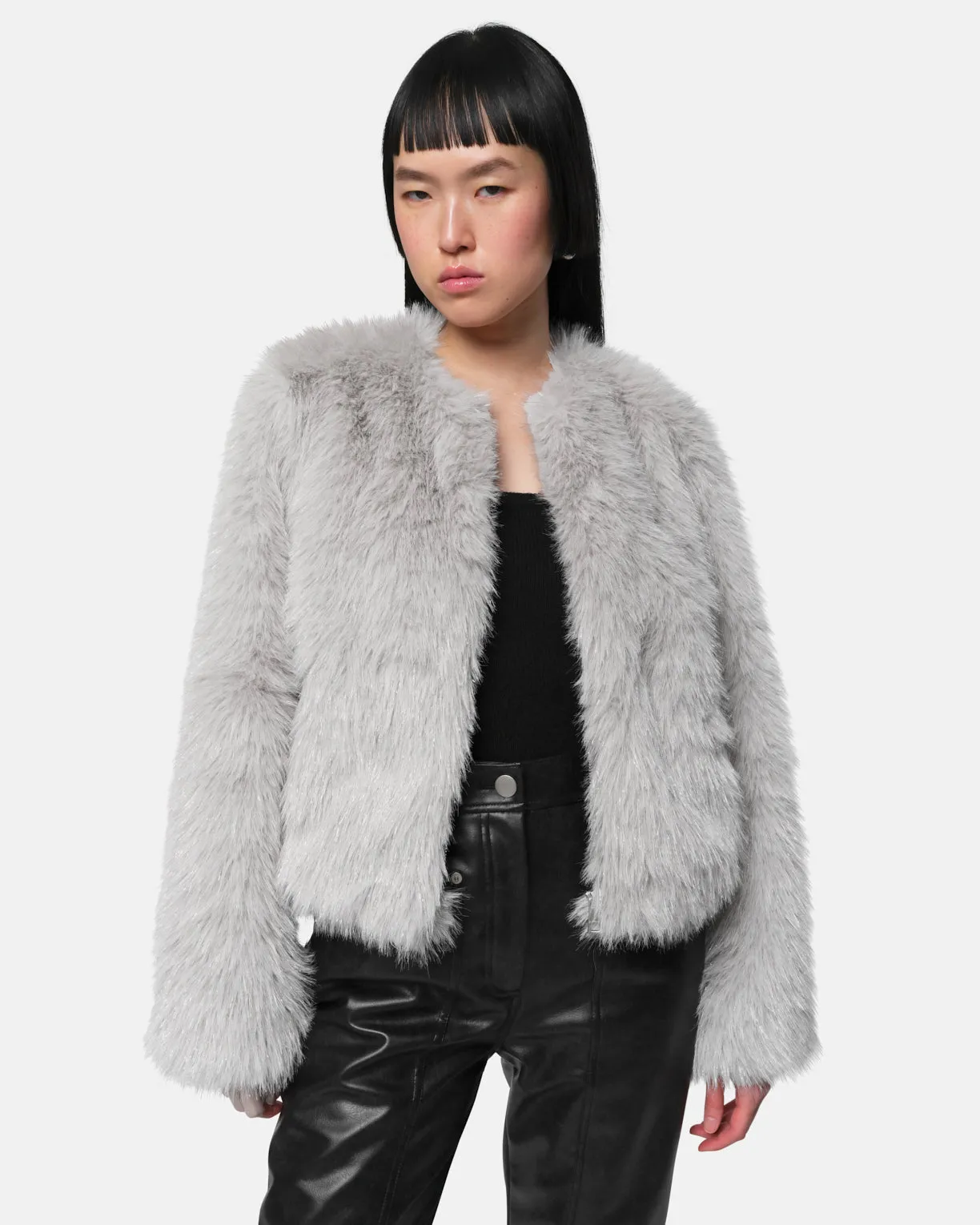 Uma Coat Silver