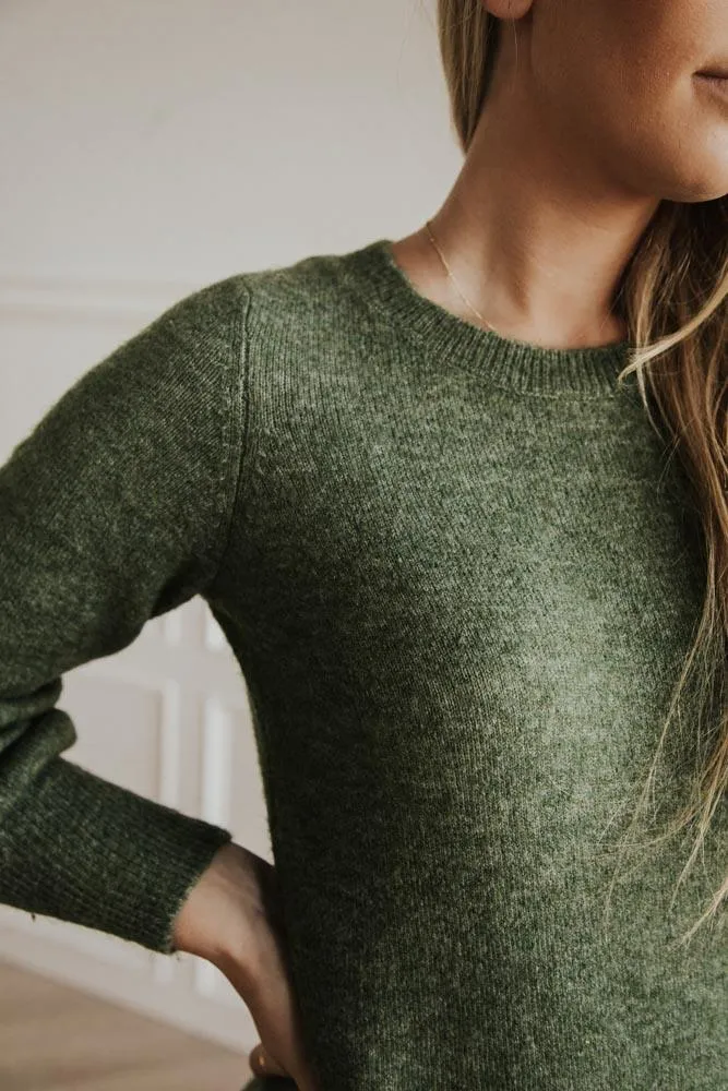 Vero Moda Simone Sweater Dress in Green