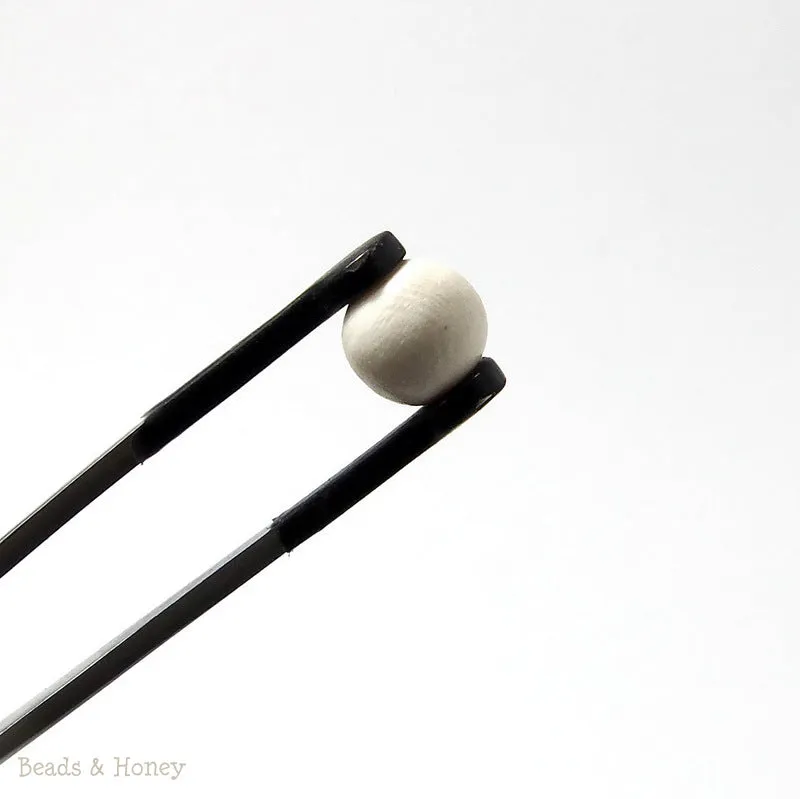 Whitewood Bleached Round 8mm Undrilled/No Hole (25pcs)