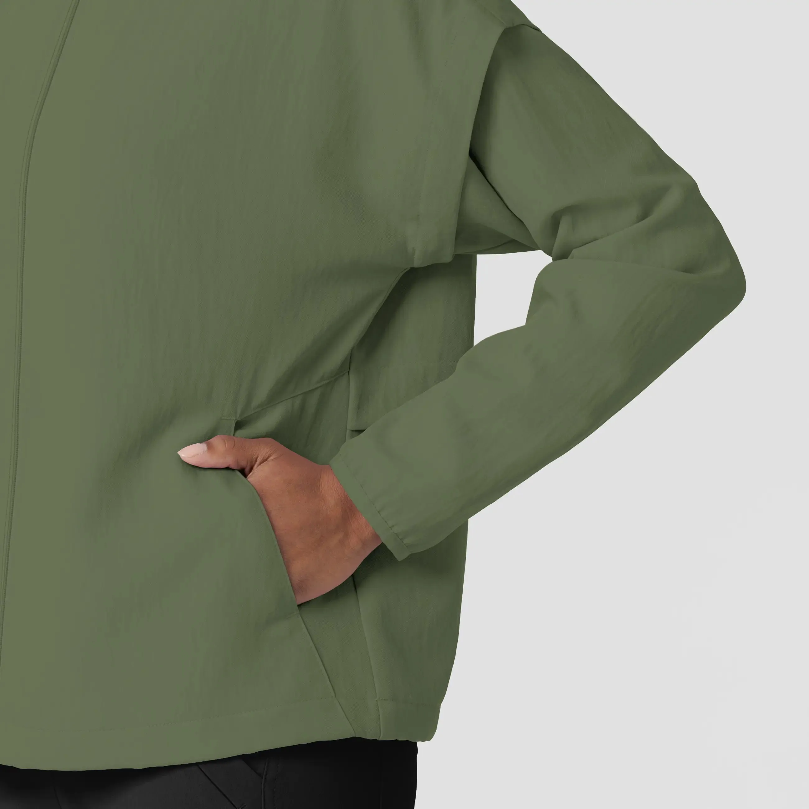 Wink Women's BreezeBreaker Scrub Jacket - Olive