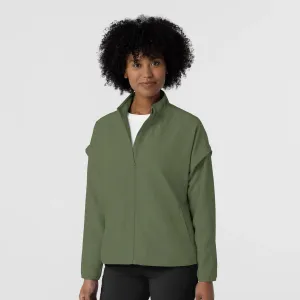 Wink Women's BreezeBreaker Scrub Jacket - Olive