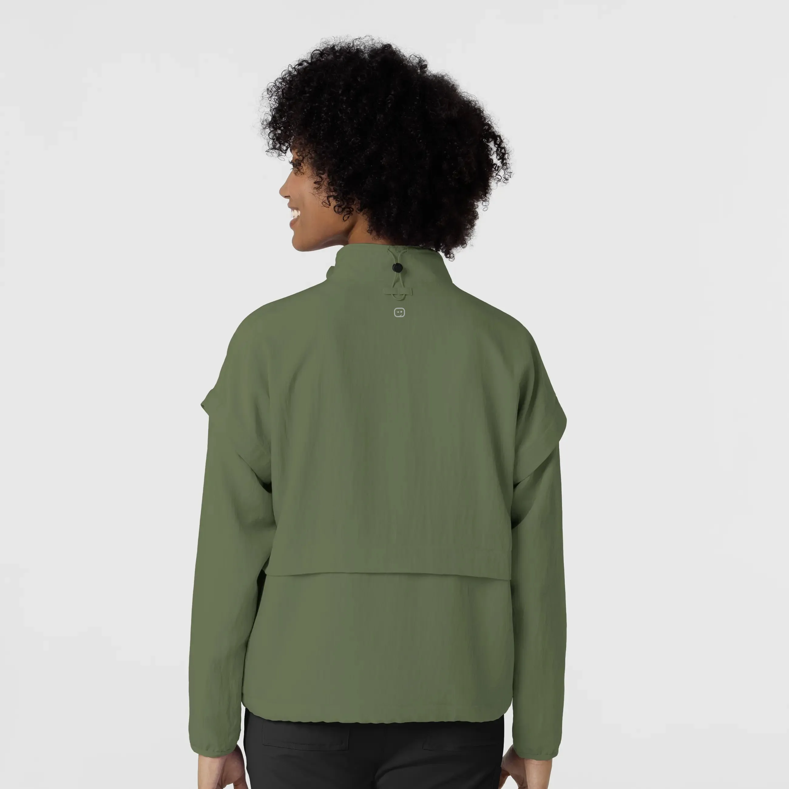 Wink Women's BreezeBreaker Scrub Jacket - Olive