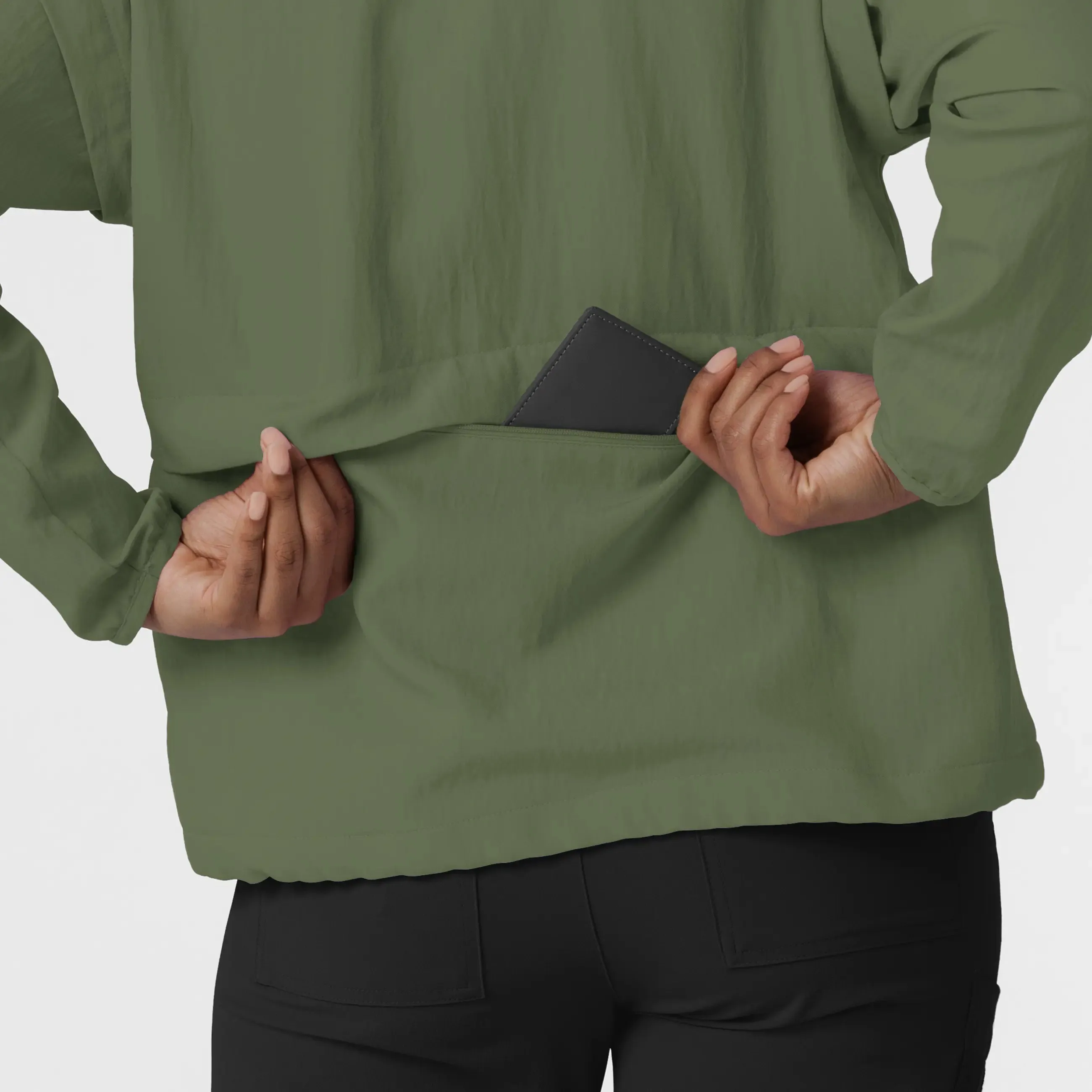 Wink Women's BreezeBreaker Scrub Jacket - Olive