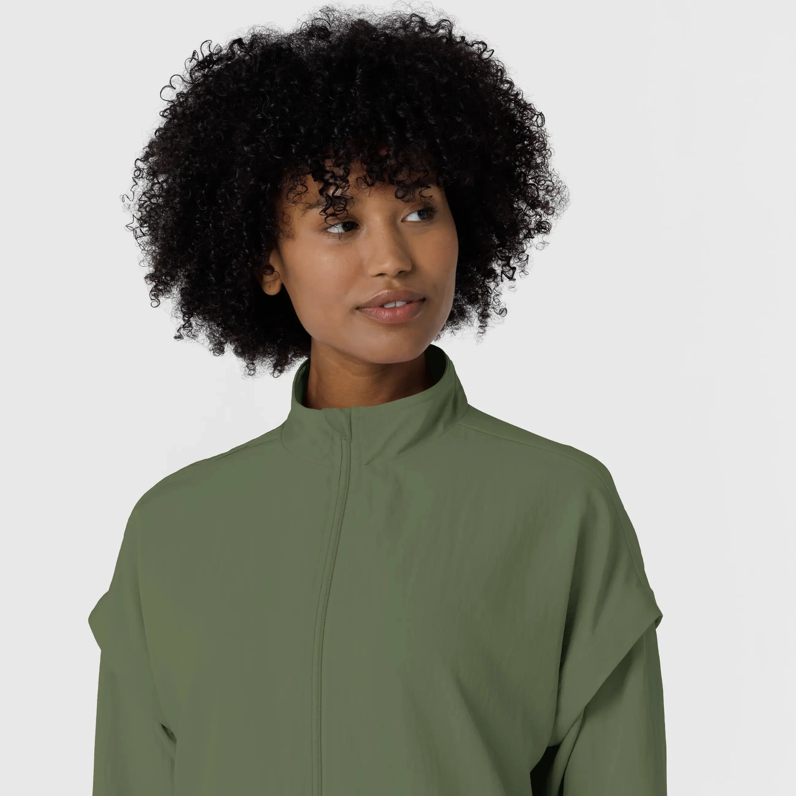 Wink Women's BreezeBreaker Scrub Jacket - Olive