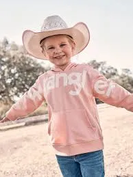 Wrangler Girls Bold Logo Hoodie
