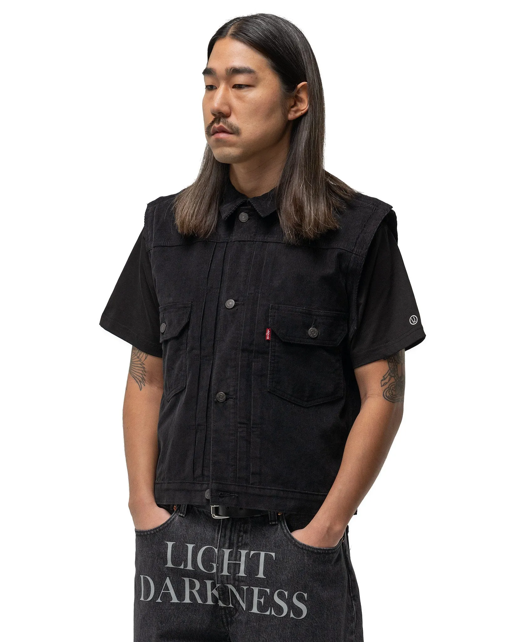 x UNDERCOVER Pinnacle Trucker Corduroy Meteorite